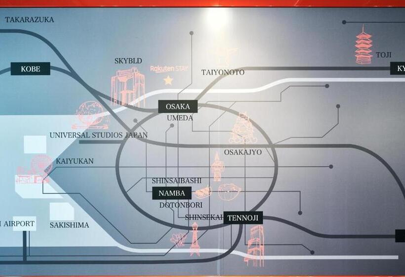 آپارتمان 1 خوابه, Rakuten Stay Osaka Station North Deluxe Fourth