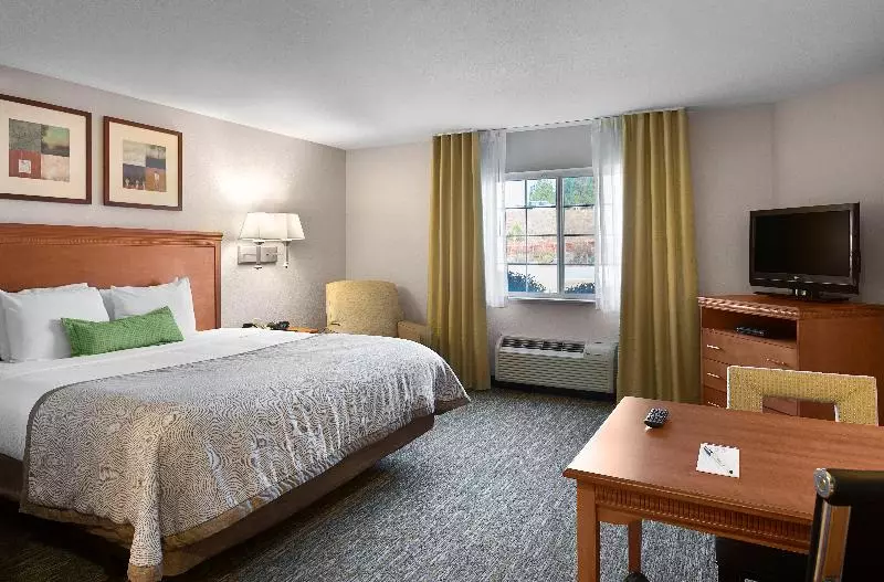 キングサイドベッドのスタンダードワンルーム, Candlewood Suites Savannah Airport, An Ihg