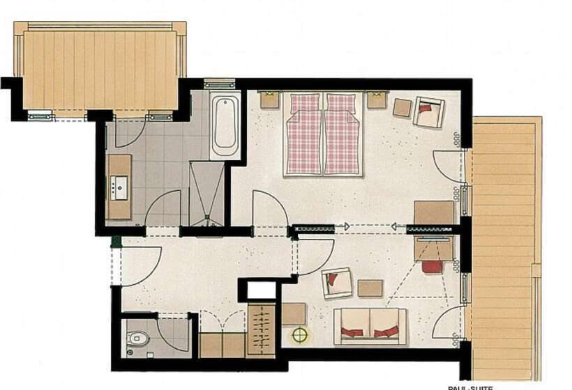 جناح مطلّ علي الجبل, Feldwebel