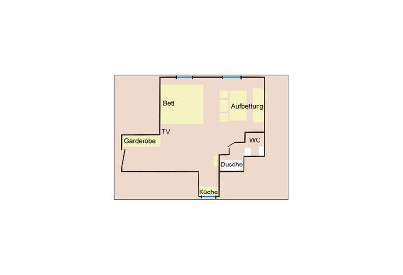 غرفة عائلية, Numero1 Pension Und Cafe