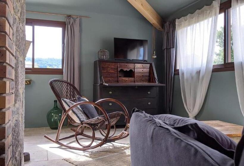 带1个卧室带花园景观的公寓, La Gourmandine