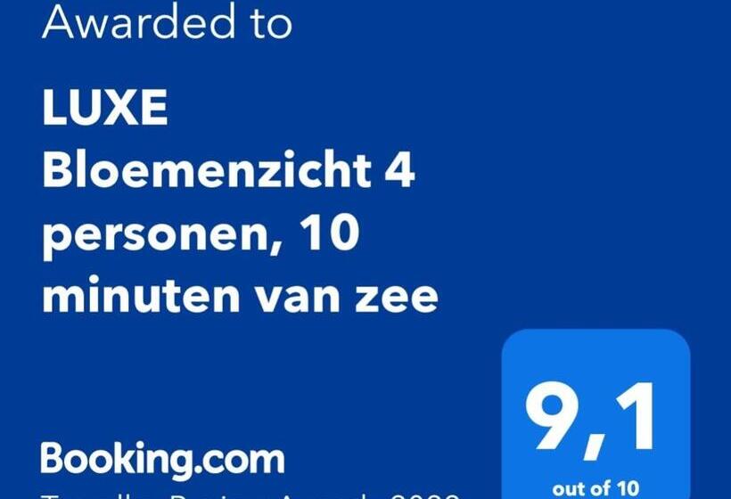 １階の１ベッドルームアパートメント, Luxe Bloemenzicht 4 Personen, Bnb, 10 Minuten Van Zee