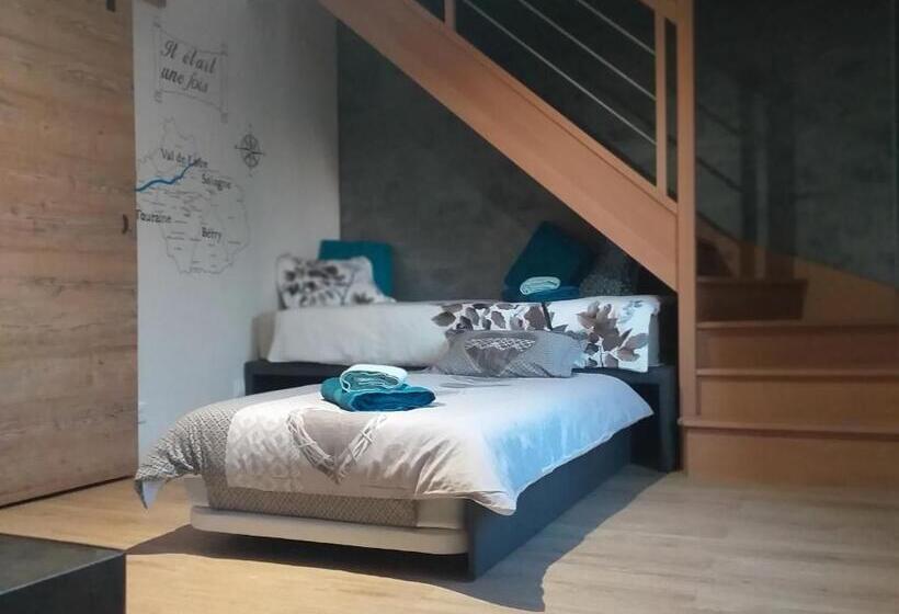 סוויטה נוף לגינה, La Berrycurienne Proche Du Zoo De Beauval Saint Aignan Avec Sdb, Wc Et Spa Privatif Pour Chaque Cham