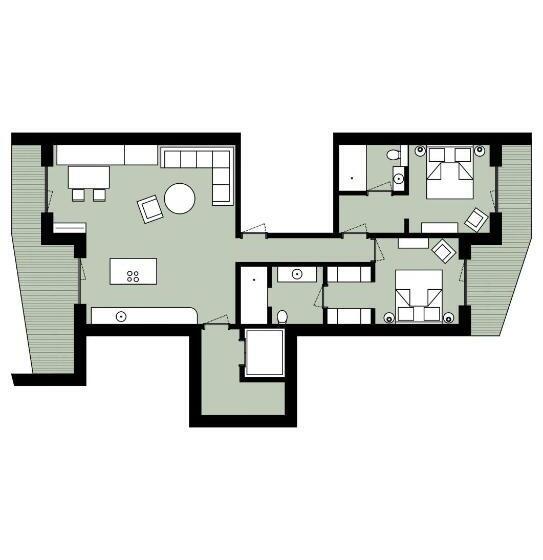 带1个卧室的公寓, Austria