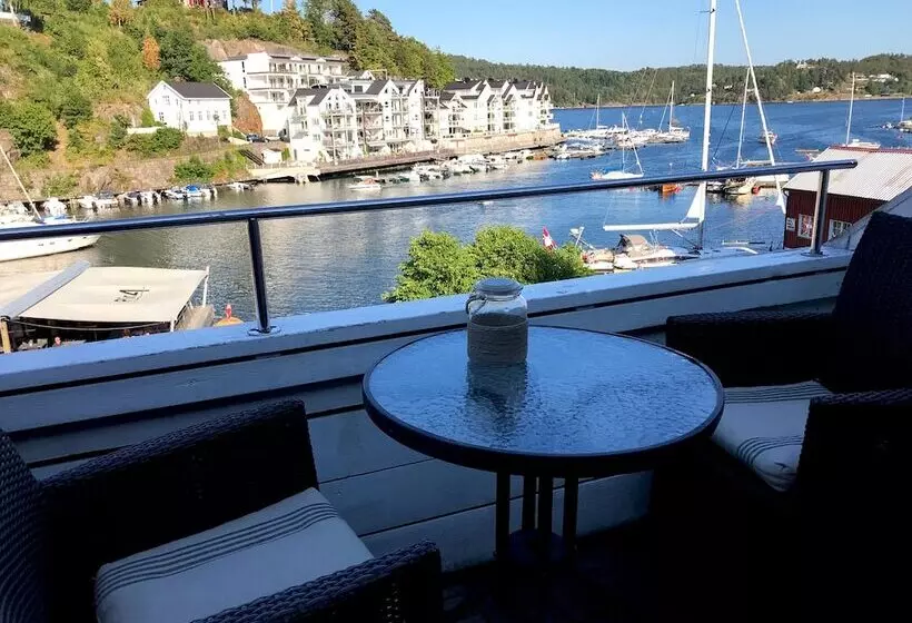 バルコニーつきオーシャンビュースーペリアルーム, Tvedestrand Fjordhotell   Unike Hoteller