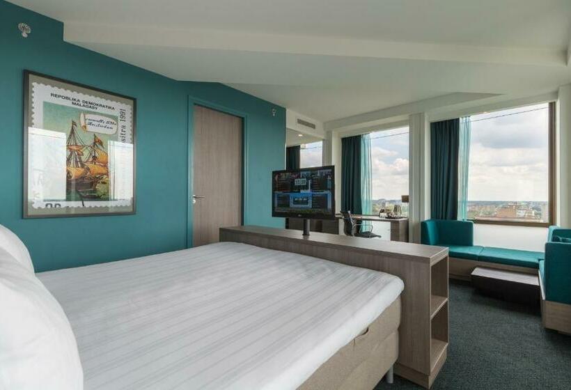 اتاق اجرایی با تخت بزرگ, Leonardo Hotel Amsterdam Rembrandtpark