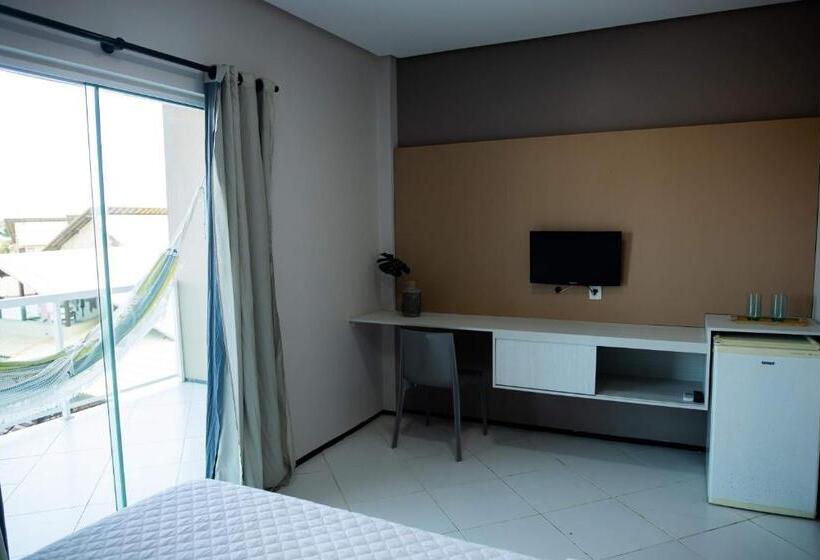 اتاق سه نفره سوپریور با چشم‌انداز دریا, Coqueiro Village Flats