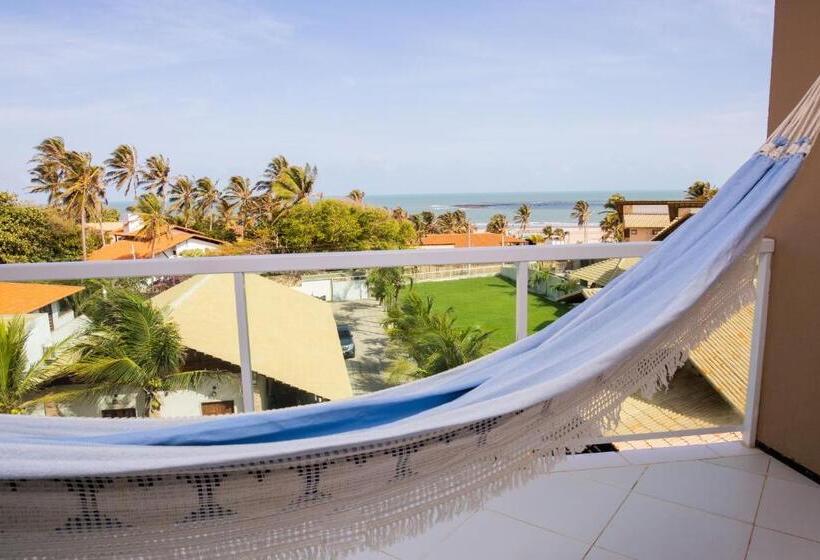 اتاق سه نفره سوپریور با چشم‌انداز دریا, Coqueiro Village Flats