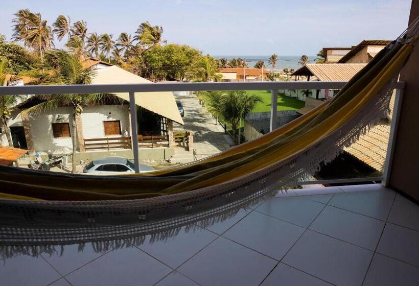 اتاق استاندارد چهار تخته با چشم‌انداز دریا, Coqueiro Village Flats