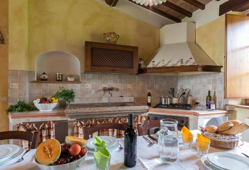 וילה עם חדר שינה אחד ובריכת שחיה, Aurora Agriturismo