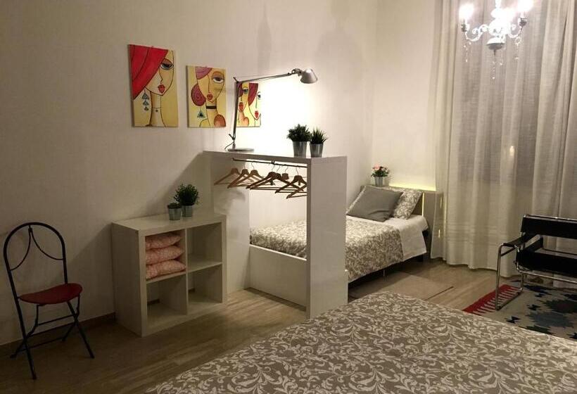 스탠다드 트리픔 룸 공동욕실, A Casa Di Narciso E Margherita