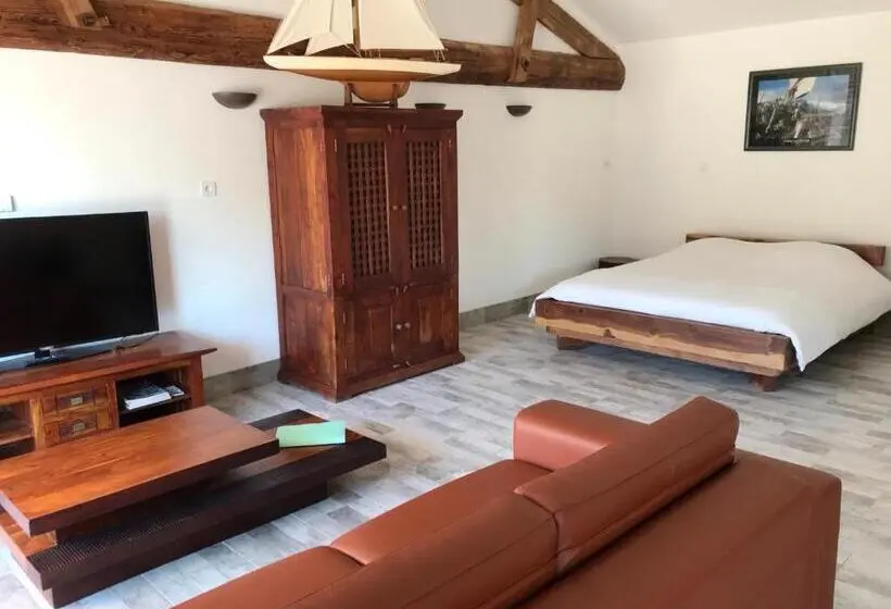 اتاق استاندارد با تراس, Domaine Des Jardins De La Saône