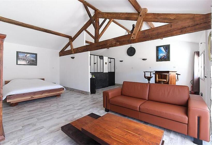 标准间带露台, Domaine Des Jardins De La Saône