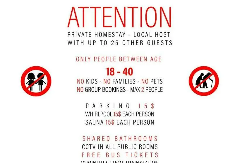 Economy-huone Jaettu Kylpyhuone, Young Backpackers Homestay