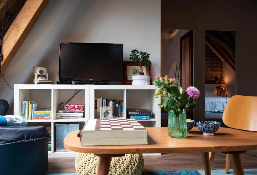 带1个卧室的豪华公寓, B&b Appartement Hemels