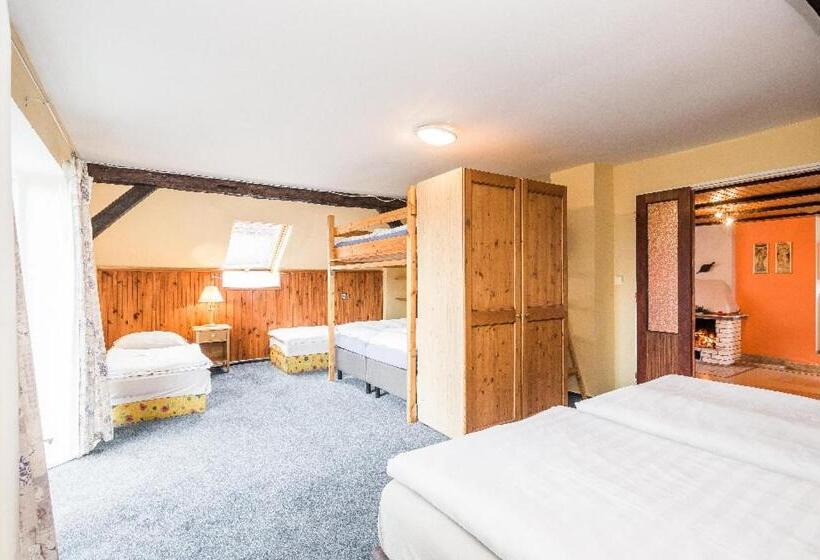 带露台的小型套房, Penzion U Lípy