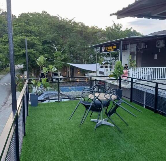 חדר סטנדרט עם מיטת קינג, Tc Theme Park Guest House