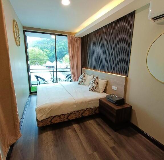 חדר סטנדרט עם מיטת קינג, Tc Theme Park Guest House