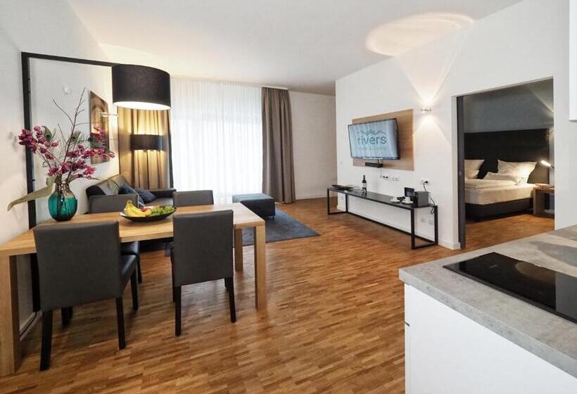 דירת חדר, Apparthotel Rivers Passau