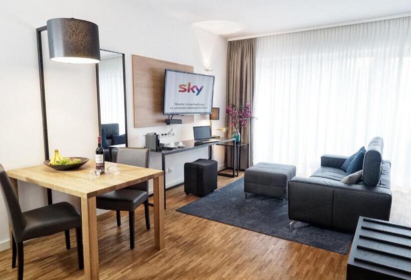 דירה בת חדר שינה 1 עם מרפסת, Apparthotel Rivers Passau