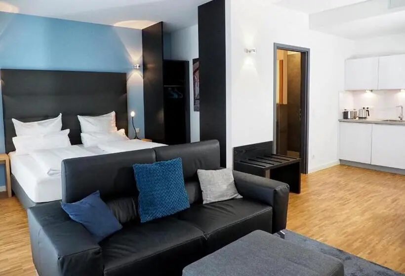 バルコニー付き１ベッドルームアパートメント, Apparthotel Rivers Passau