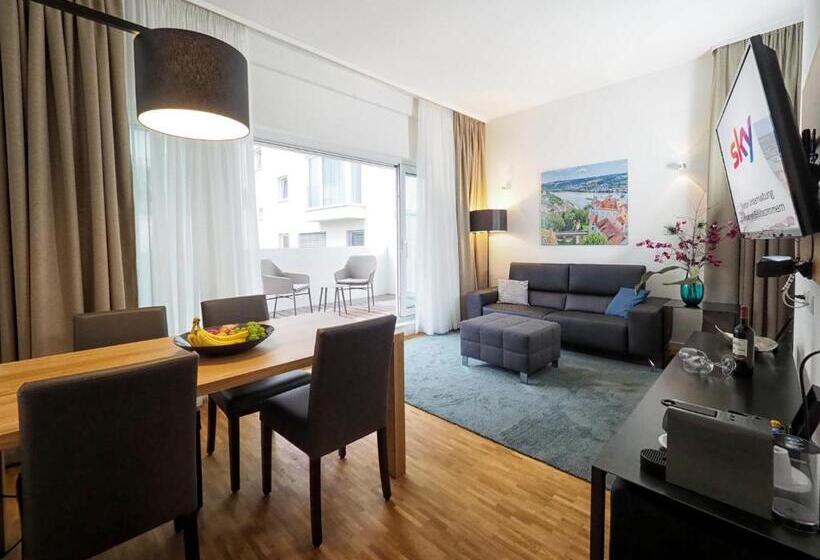 آپارتمان 1 خوابه با بالکن, Apparthotel Rivers Passau