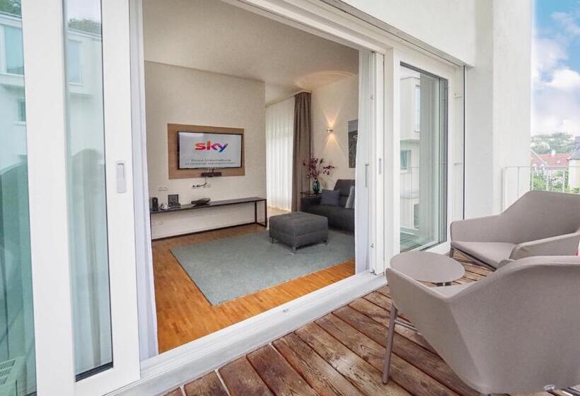 آپارتمان 1 خوابه با بالکن, Apparthotel Rivers Passau