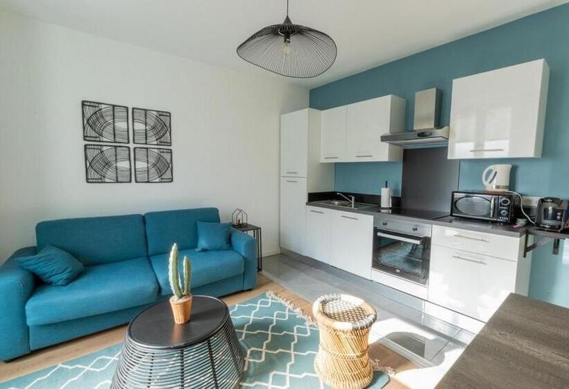 آپارتمان 1 خوابه با تراس, Villa Des Arts