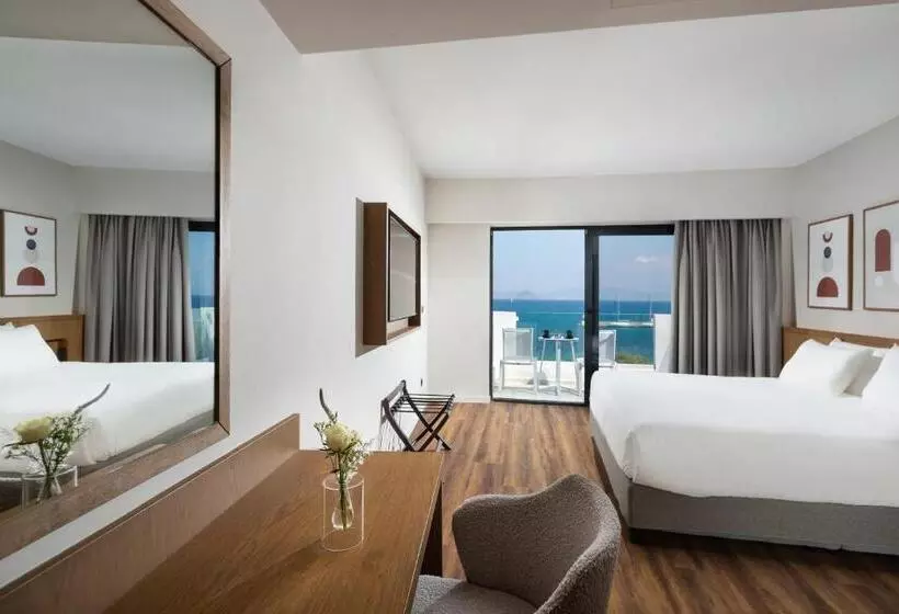 اتاق استاندارد با بالکن و چشم‌انداز دریا, Kos Divine Hotel & Suites