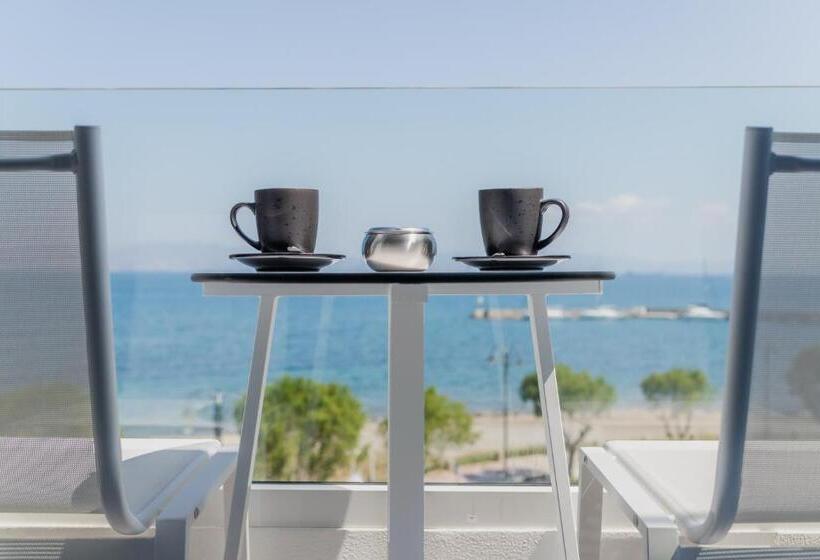 オーシャンビュースタンダードルームバルコニー付き, Kos Divine Hotel & Suites