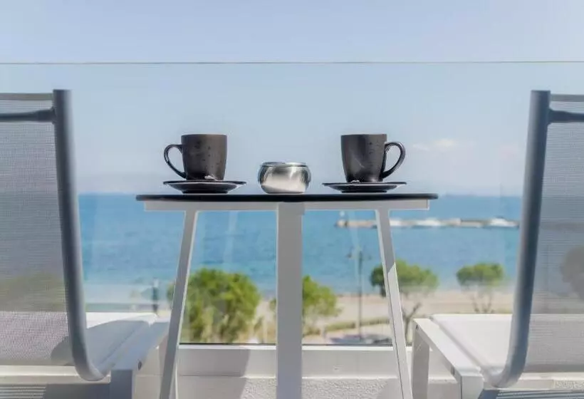 اتاق استاندارد با بالکن و چشم‌انداز دریا, Kos Divine Hotel & Suites