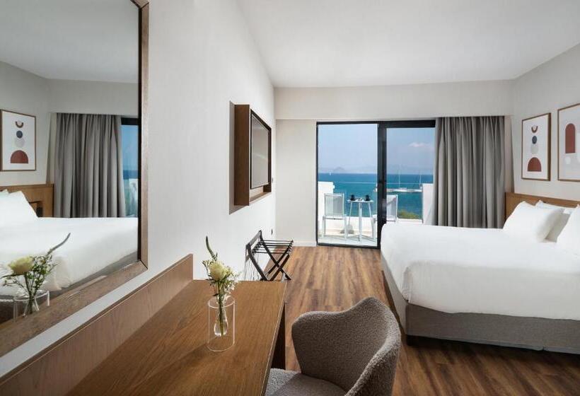 オーシャンビュースタンダードルームバルコニー付き, Kos Divine Hotel & Suites