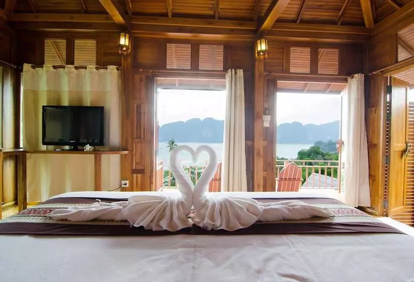 デラックスビラの１ベッドルーム, Phi Phi The Beach Resort