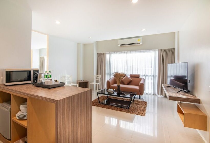 침실 1개 디럭스 아파트, The Lantern Resorts Patong   Sha Extra Plus