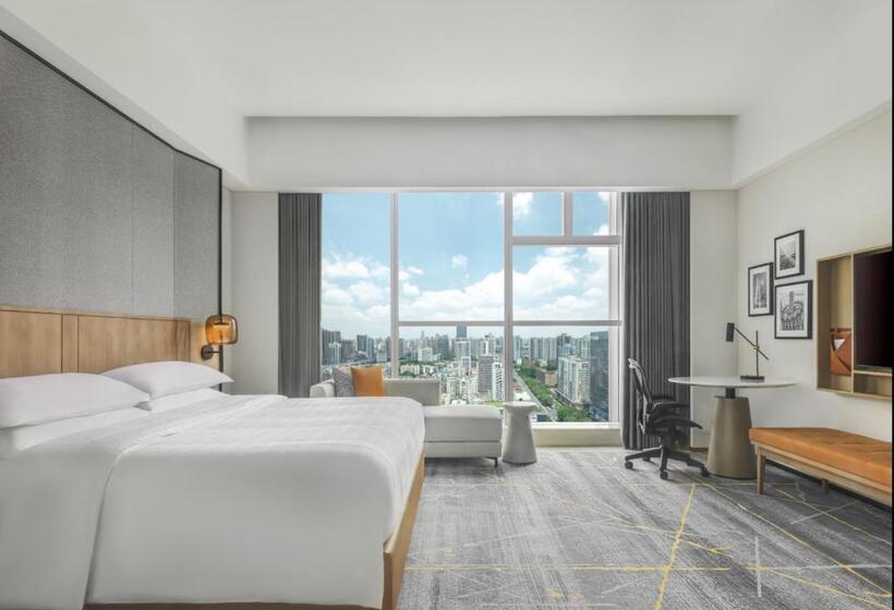 Номер Deluxe Кровать Кинг Вид на Город, Sheraton Guangzhou
