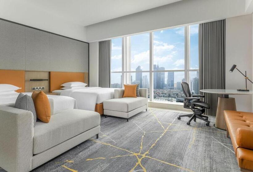 琮城市景观的豪华间, Sheraton Guangzhou