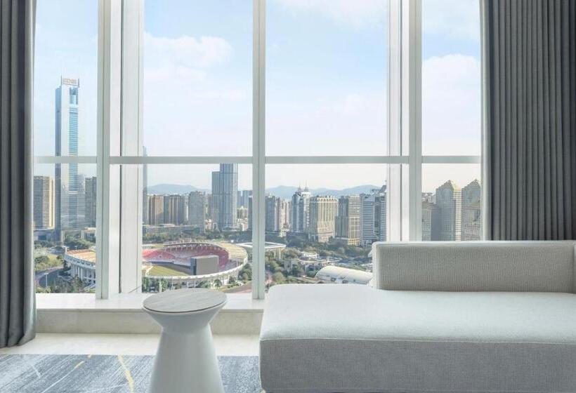 带城市景观的优质房间, Sheraton Guangzhou