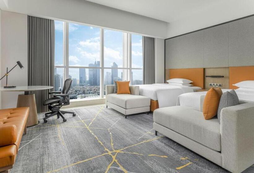 带城市景观的优质房间, Sheraton Guangzhou