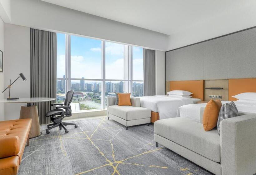 带城市景观的优质房间, Sheraton Guangzhou