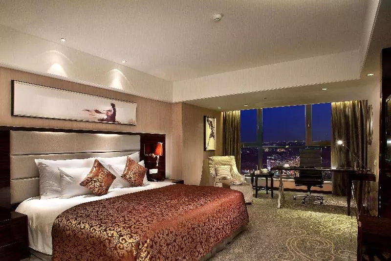 キングサイズベッドのデラックスルーム, Wyndham Wenzhou