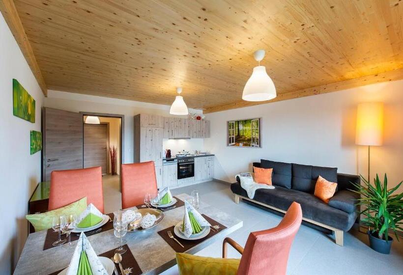 Апартаменты 1 Спальня, Feriendorf Edelweiss