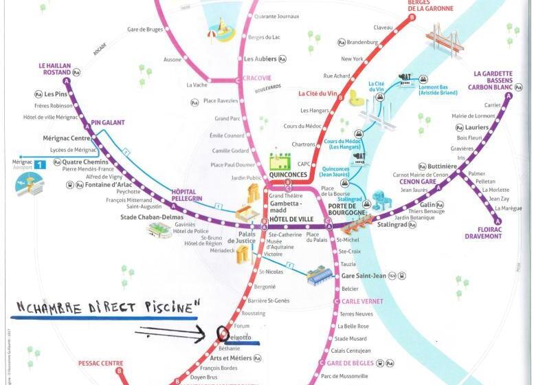 Cameră Triplă Standard cu Priveliște către Piscină, Chambre Direct Piscine