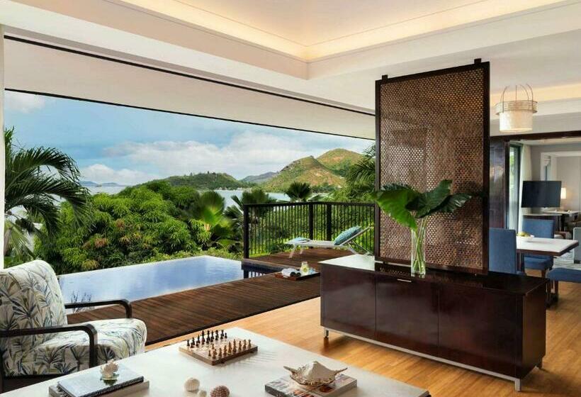 فيلا غرفة نوم واحدة مطلّة علي البحر, Raffles Seychelles