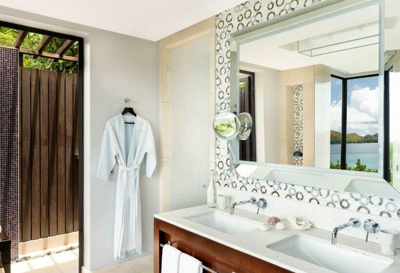 فيلا غرفة نوم واحدة مطلّة علي البحر, Raffles Seychelles