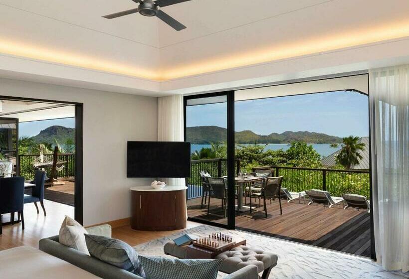 فيلا غرفتين نوم مطلة على البحر, Raffles Seychelles