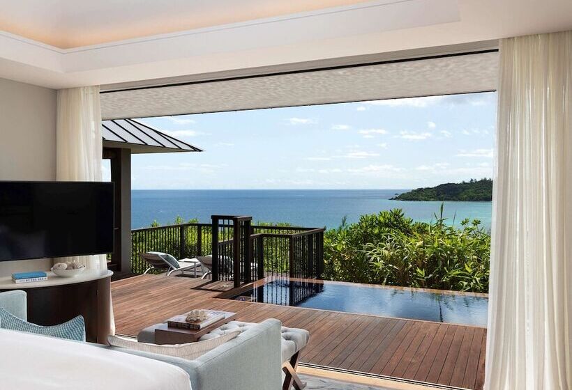 فيلا غرفة نوم واحدة مطلّة علي البحر, Raffles Seychelles