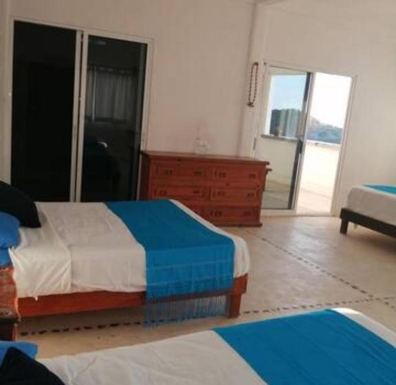 חדר סטנדרט לשלושה, Casa Mirador Salina Cruz