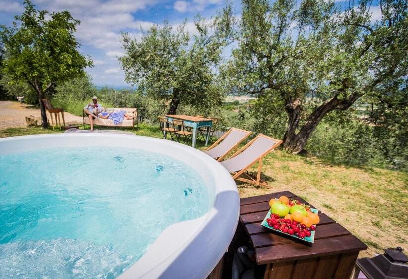 Standard room with outdoor bath, Casa Montalgallo