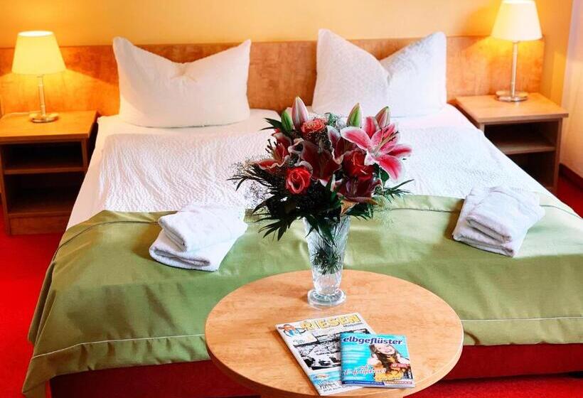 コンフォートルーム, Traditionsgasthaus Goldener Löwe Riesa Restaurant & Pension