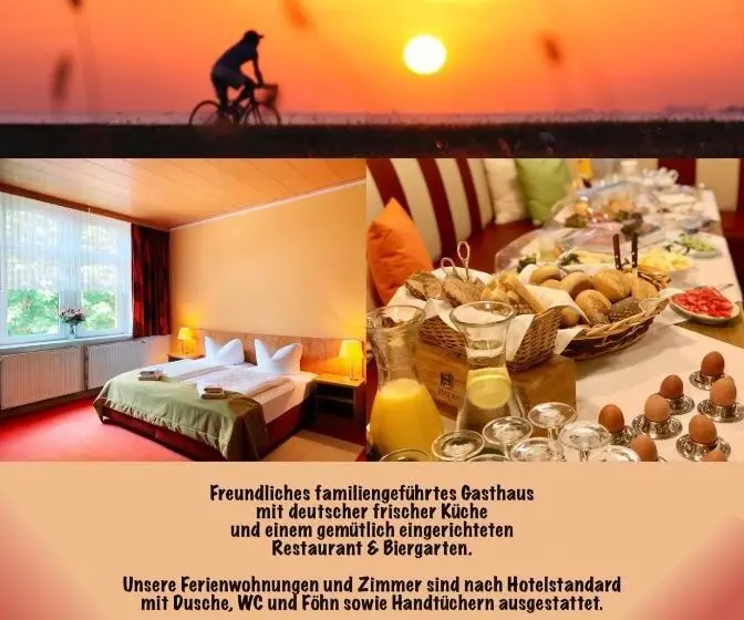 ２ベッドルームアパートメント, Traditionsgasthaus Goldener Löwe Riesa Restaurant & Pension